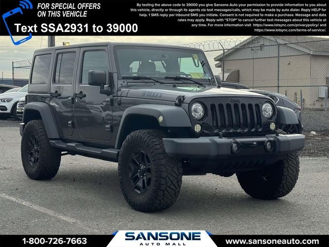 2017 Jeep Wrangler Unlimited Willys