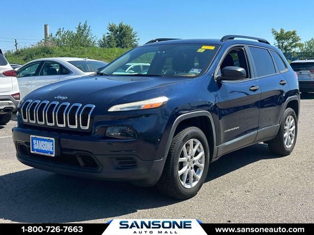 Used 2016 Jeep Cherokee Sport with VIN 1C4PJMAB1GW157143 for sale in Woodbridge Township, NJ