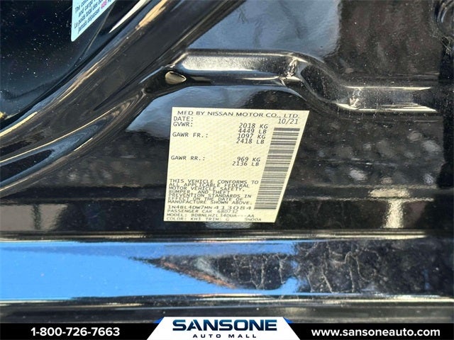 2021 Nissan Altima 2.5 SV