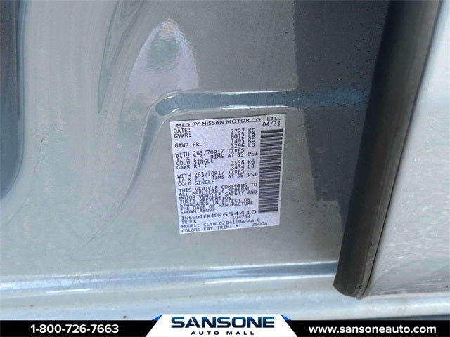 2023 Nissan Frontier PRO-4X