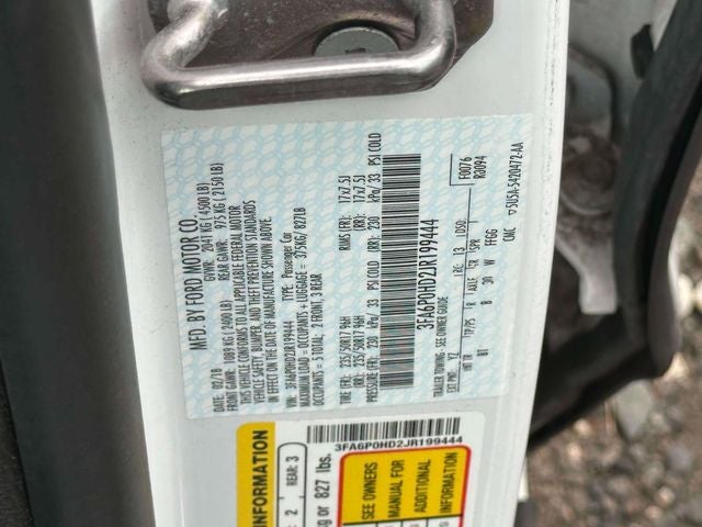 2018 Ford Fusion SE