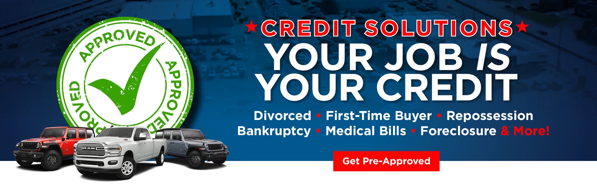 Credit Solutions. Get Pre-Approved with Sansone