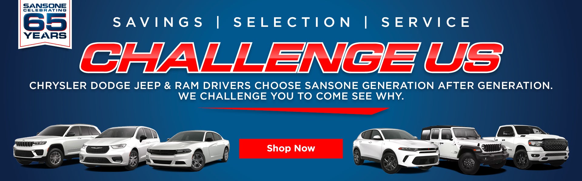 Challenge Us, Choose Sansone