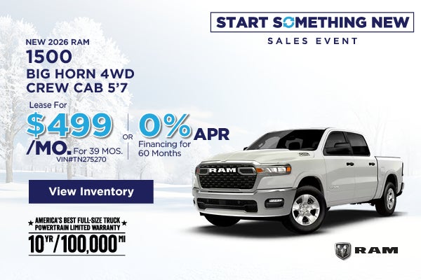 New 2026 Ram 1500 Big Horn 4WD Crew Cab 5’7