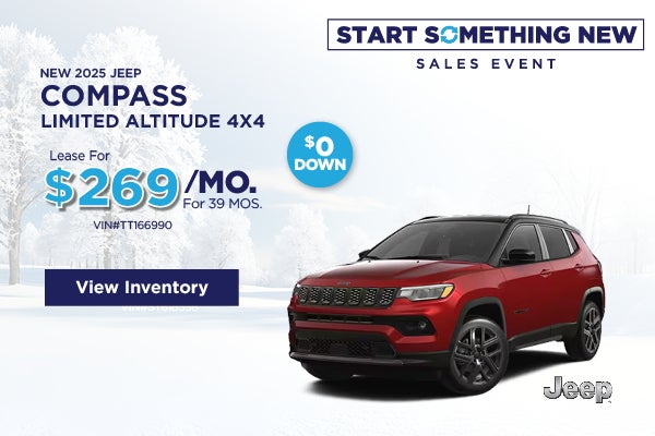 New 2025 Jeep Compass Limited Altitude 4x4