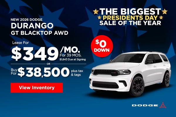 New 2026 Dodge Durango GT Blacktop AW