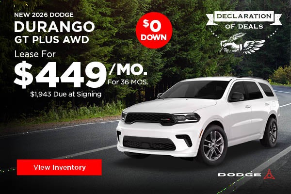 New 2026 Dodge Durango GT Plus AWD