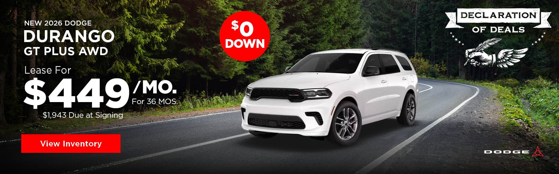 New 2026 Dodge Durango GT Plus AWD