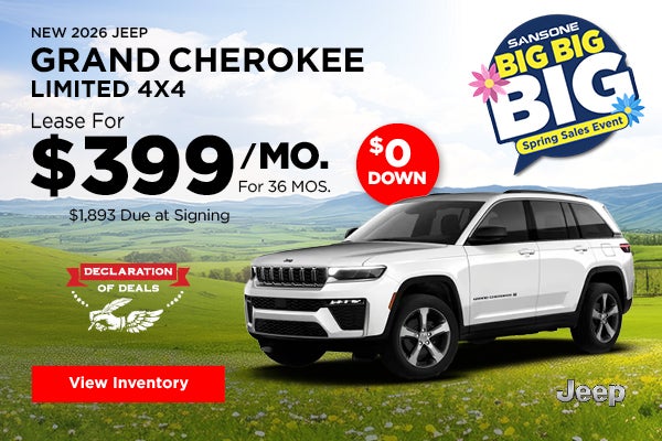 New 2026 Jeep Grand Cherokee Limited 4x4