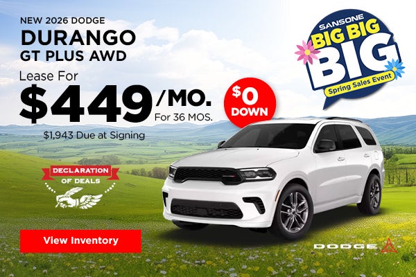 New 2026 Dodge Durango GT Plus AWD