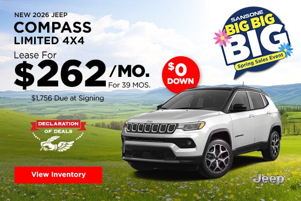 New 2026 Jeep Compass Limited 4x4