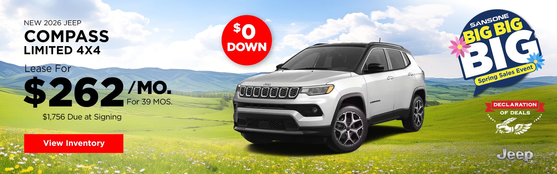 New 2026 Jeep Compass Limited 4x4