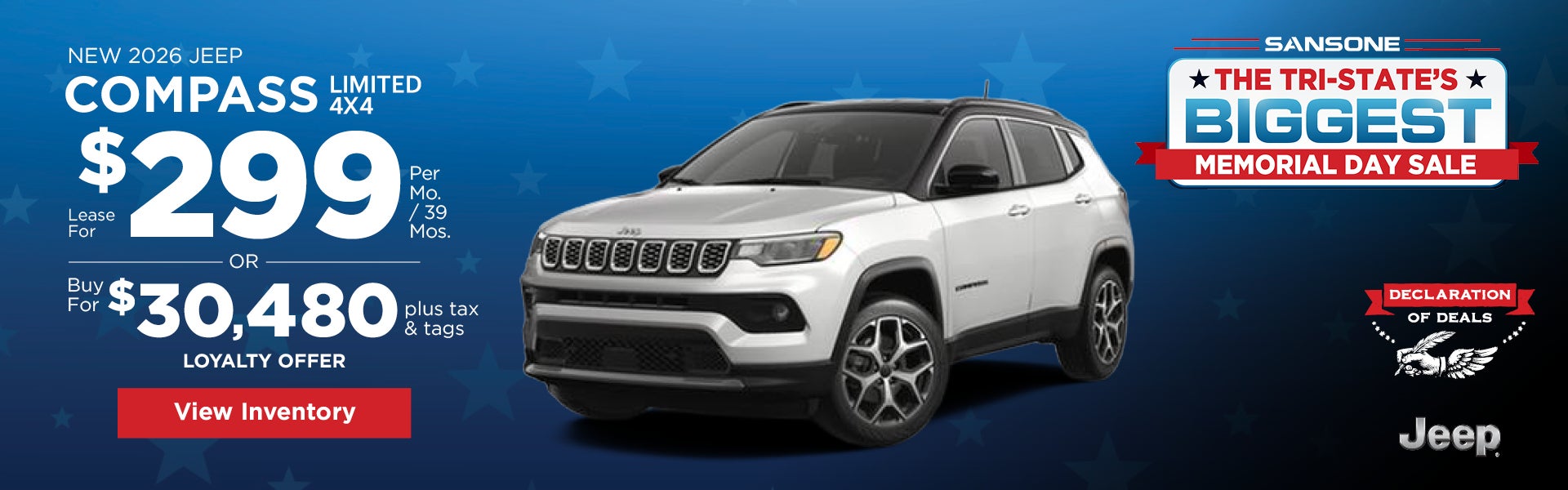 New 2026 Jeep Compass Limited 4x4
