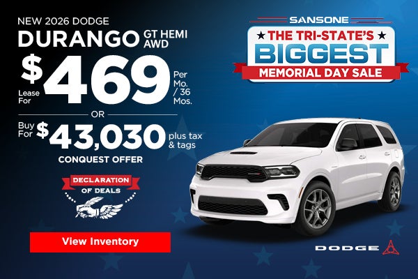 New 2026 Dodge Durango GT Hemi AWD