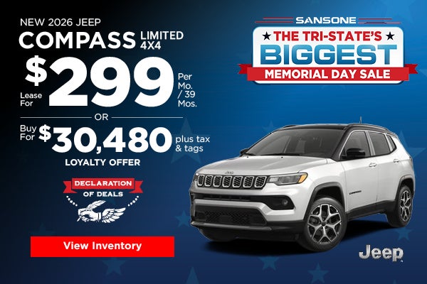 New 2026 Jeep Compass Limited 4x4