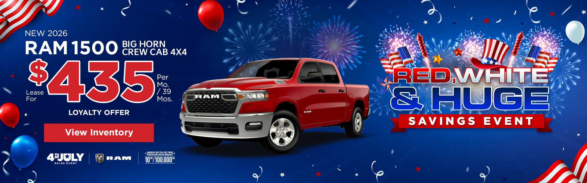 New 2026 RAM 1500 Big Horn Crew Cab 4x4