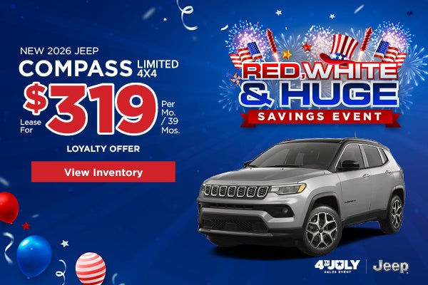 New 2026 Jeep Compass Limited 4x4