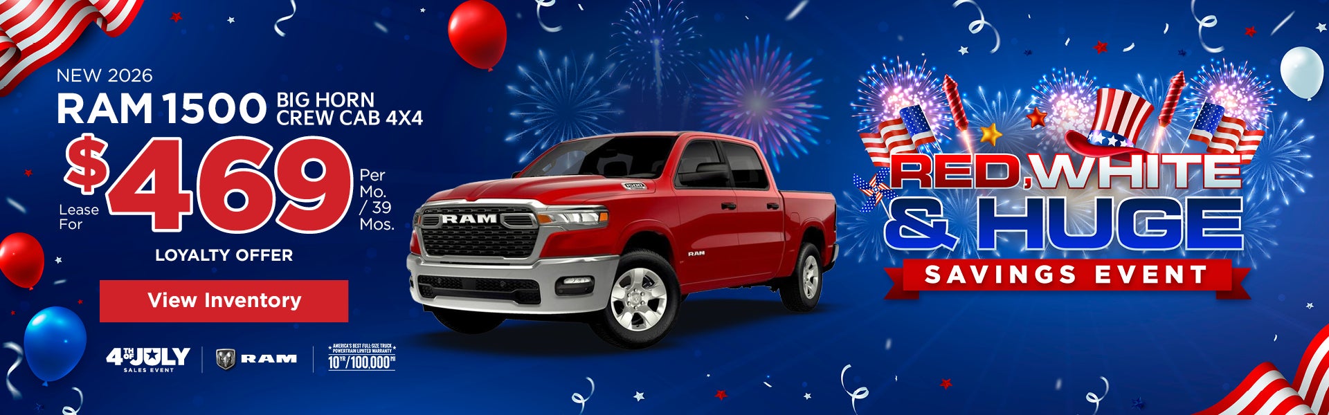 New 2026 RAM 1500 Big Horn Crew Cab 4x4