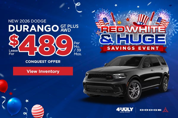 New 2026 Dodge Durango GT Plus AWD