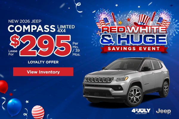 New 2026 Jeep Compass Limited 4x4