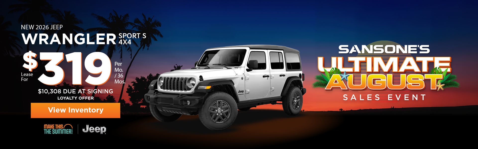New 2026 Jeep Wrangler Sport S 4x4