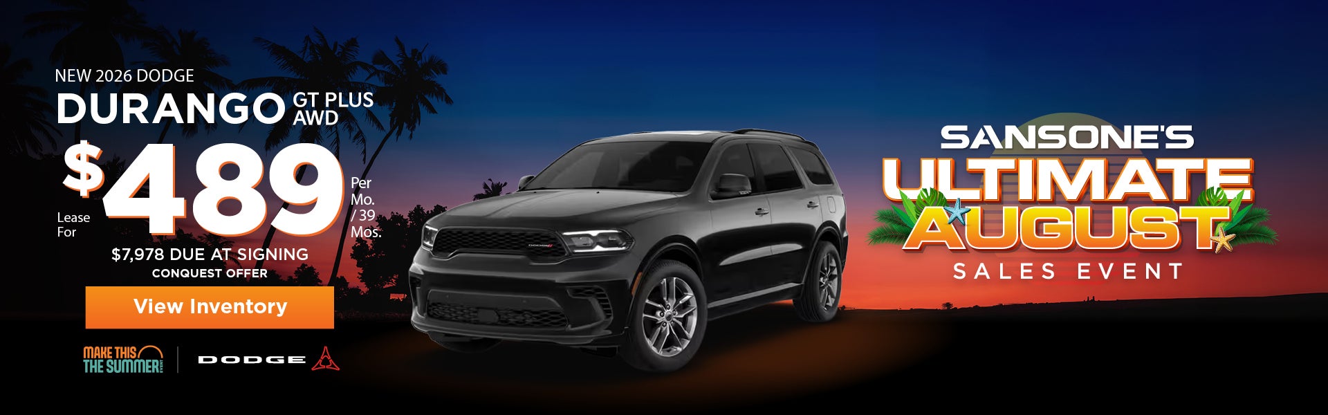 New 2026 Dodge Durango GT Plus AWD