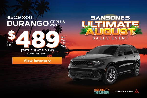 New 2026 Dodge Durango GT Plus AWD