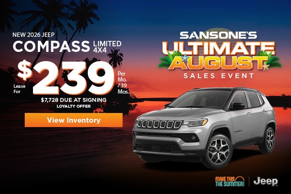 New 2026 Jeep Compass Limited 4x4