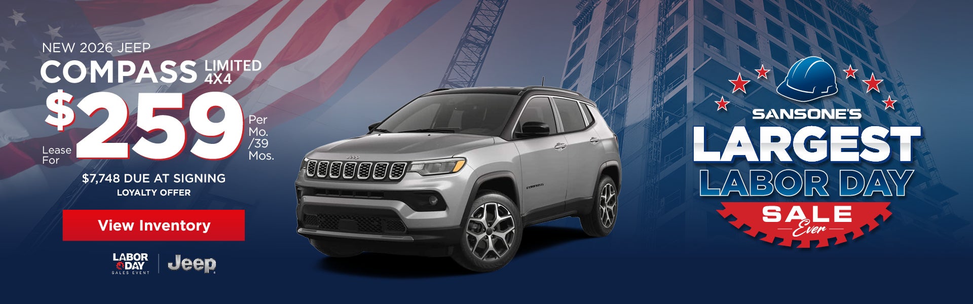 New 2026 Jeep Compass Limited 4x4