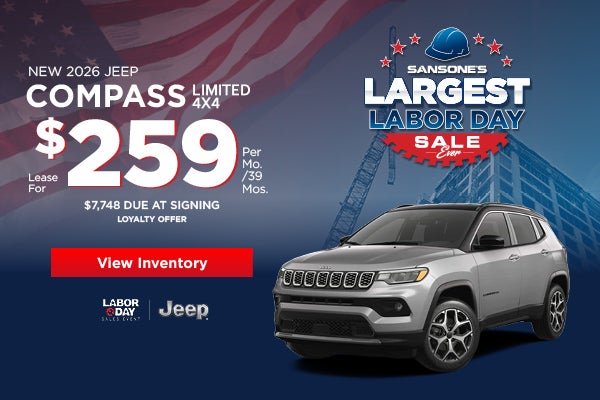 New 2026 Jeep Compass Limited 4x4