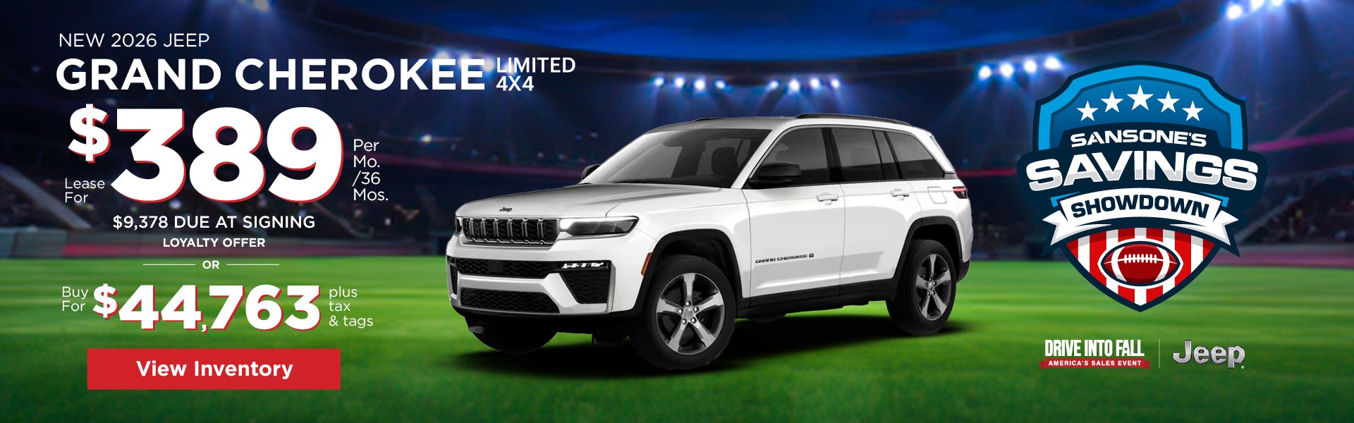 New 2026 Jeep Grand Cherokee Limited 4x4