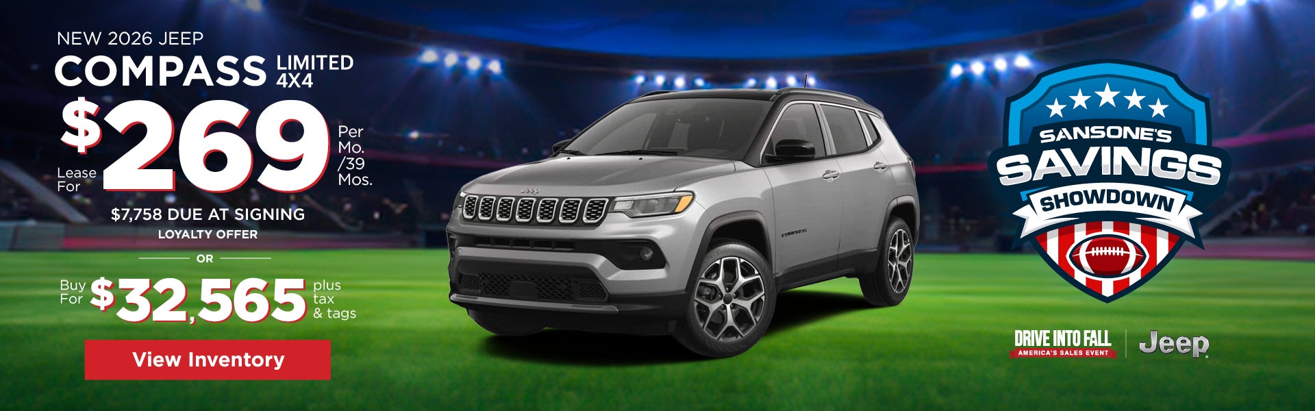 New 2026 Jeep Compass Limited 4x4