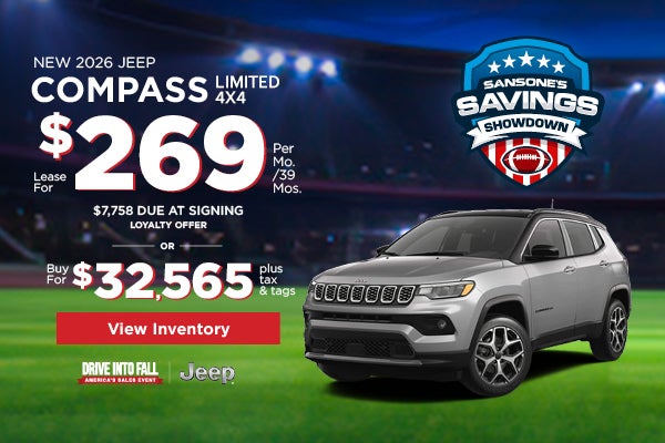 New 2026 Jeep Compass Limited 4x4