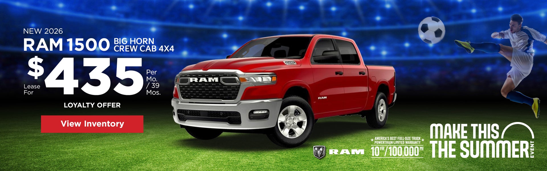 New 2026 RAM 1500 Big Horn Crew Cab 4x4