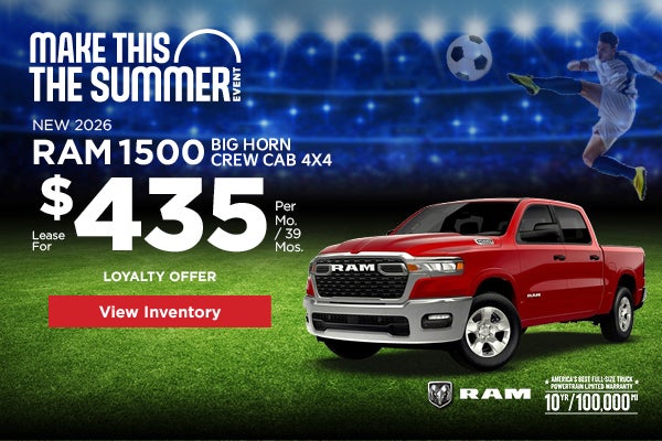 New 2026 RAM 1500 Big Horn Crew Cab 4x4