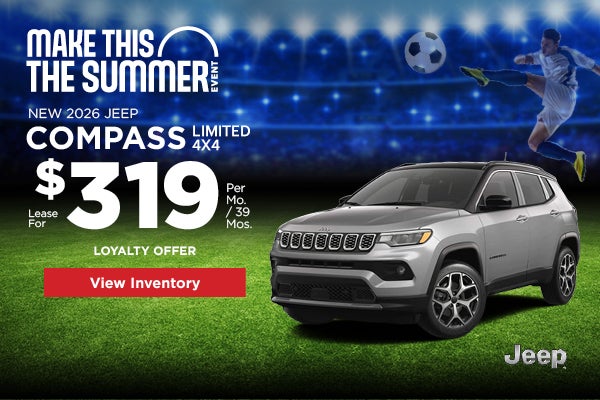 New 2026 Jeep Compass Limited 4x4