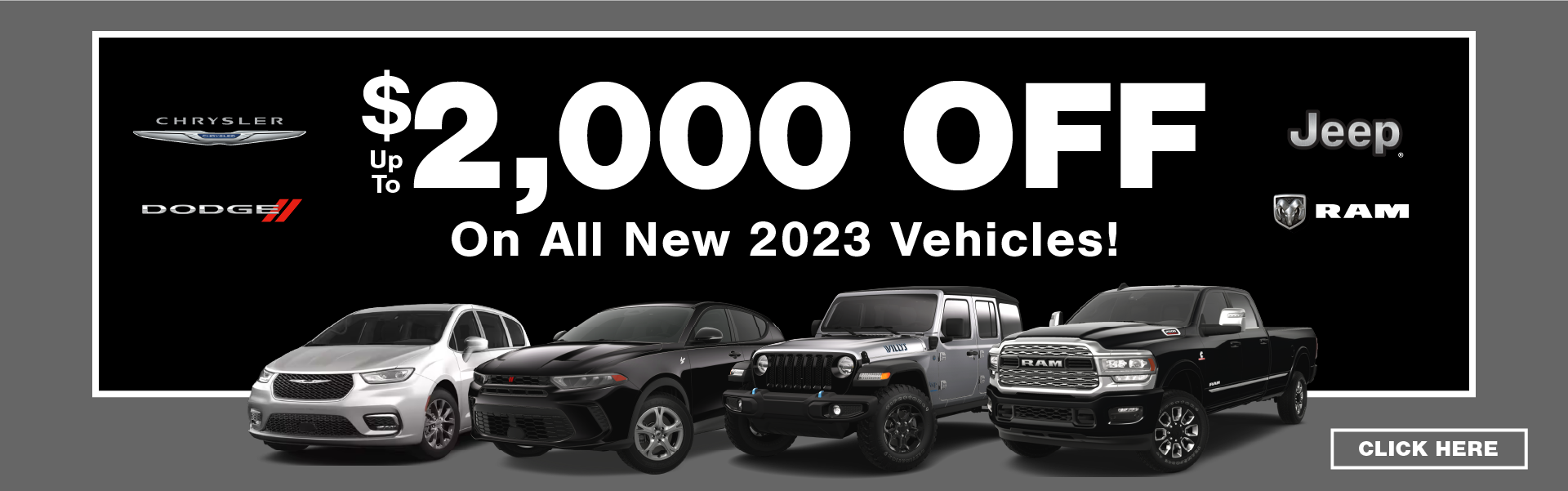 2,000 Off All New 2023 Vehicles